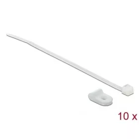   Delock Fehér színű, összekapcsoló pánt készlet 3,2 mm H 100 x Sz 2,5 mm kábelekkel