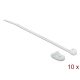 Delock Fehér színű, összekapcsoló pánt készlet 3,2 mm H 100 x Sz 2,5 mm kábelekkel
