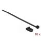 Delock Fekete színű, összekapcsoló pánt készlet 3,2 mm H 100 x Sz 2,5 mm kábelekkel