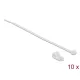 Delock Fehér színű, összekapcsoló pánt készlet 6,4 mm H 200 x Sz 3,6 mm kábelekkel
