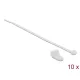 Delock Fehér színű, összekapcsoló pánt készlet 12,7 mm H 300 x Sz 4,8 mm kábelekkel