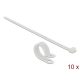 Delock Fehér színű, összekapcsoló pánt készlet 25,4 mm H 300 x Sz 7,2 mm kábelekkel