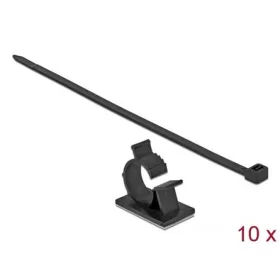   Delock Fekete, 41 x 25 mm-es kábelfogó H 250 x Sz 7,2 mm - kábellel