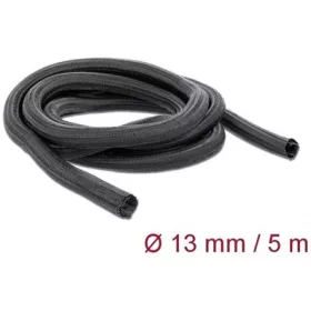 Delock Fonott kábelharisnya önzáródó 5 m x 13 mm fekete