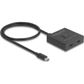   Delock USB 10 Gbps USB Type-C  kapcsoló 2 az 1-ben Kétirányú 8K