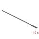 Delock Újrahasználható kötöző Hx 310 x Sz 4,5 mm 10 db. fekete
