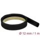 Delock Fekete hőcsökkentő cső 1 m x 12 mm