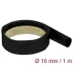 Delock Fekete hőcsökkentő cső 1 m x 16 mm