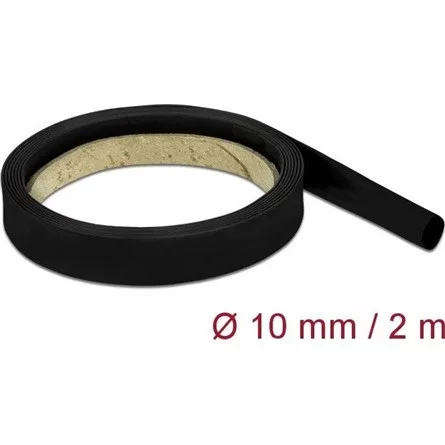Delock Fekete hőcsökkentő cső 2 m x 10 mm
