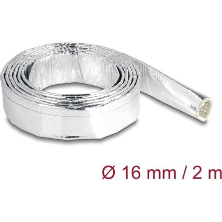 Delock Alumíniumból és üvegszálból készült kábel borító 2 m x 16 mm