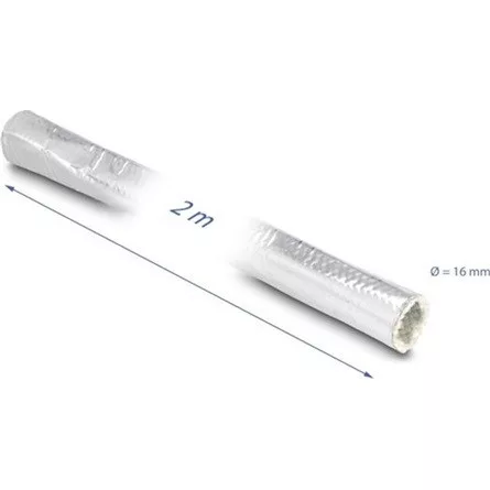 Delock Alumíniumból és üvegszálból készült kábel borító 2 m x 16 mm