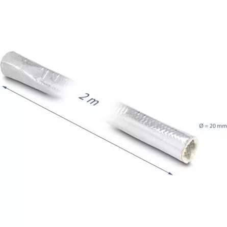Delock Alumíniumból és üvegszálból készült kábel borító 2 m x 20 mm