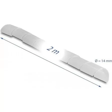 Delock Spirál flexibilis tömlő 2 m x 14 mm áttetsző