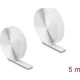 Delock Öntapadó tépőzáras szalag-szett, H 5 m és Sz 20 mm fehér