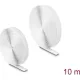 Delock Öntapadó tépőzáras szalag-szett, H 10 m és Sz 20 mm fehér