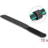 Delock Befűzős kábelkötegelő hossza 180 mm fekete 20 mm, 10 db