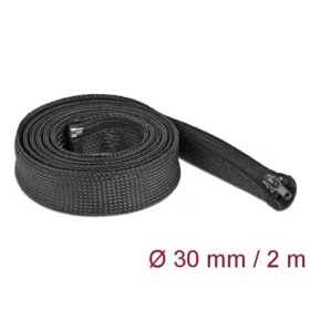   Delock Befont karmantyú zipzáras szorítóval 2 m x 30 mm-es fekete
