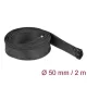 Delock Befont karmantyú zipzáras szorítóval 2 m x 50 mm-es fekete