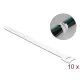 Delock Befűzős kábelkötegelő hossza 200 mm szépessége 12 mm, 10 db. Fehér