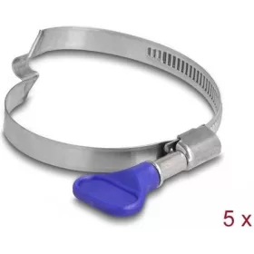   Delock 5 db. tömlőbilincs pillangó fogantyúval rozsdamentes 400 acél jobbkezeseknek 50 - 65 mm