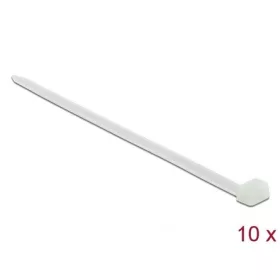   Delock Kábelkötegelő 760 x 8,8 mm (H x Sz), 10 darab fehér