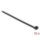 Delock Kábelkötegelő 850 x 9 mm (H x Sz), 10 darab fekete