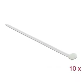 Delock Kábelkötegelő 920 x 9 mm (H x Sz), 10 darab fehér