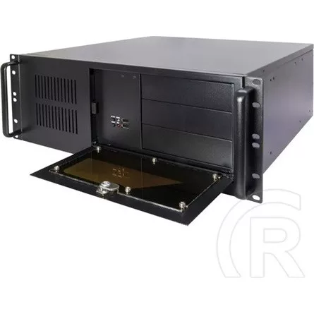 OEM VALUE Ház, rack-be szerelhető, 4U, fekete