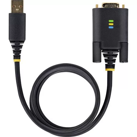 StarTech USB-A 2.0 -> Serial RS-232 DB9 M/M adatkábel 3m fekete