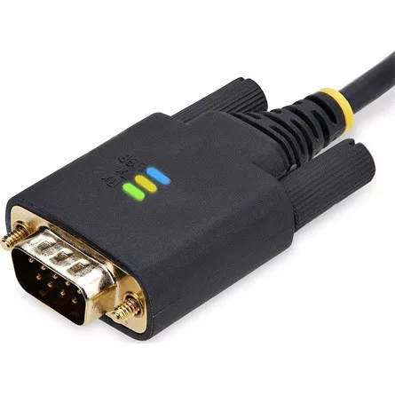 StarTech USB-A 2.0 -> Serial RS-232 DB9 M/M adatkábel 3m fekete