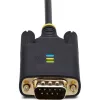 StarTech USB-A 2.0 -> Serial RS-232 DB9 M/M adatkábel 3m fekete