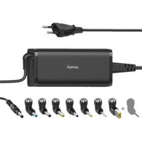   Hama univerzális 90W notebook hálózati töltő adapter (8-tip)