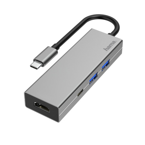 HAMA USB 3.1 TYPE-C HUB (2 USB, 1 USB TYPE-C) +HDMI, ÚJ