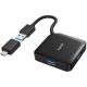 Hama 200116 FIC 4-portos USB-C USB3.0 hub fekete