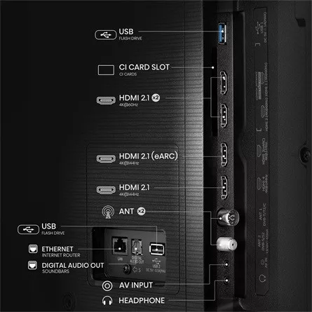 Hisense 85" 85E7QPRO 4K UHD Smart Gamer QLED TV