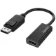 Hama 200335 DisplayPort 1.2 -> HDMI 1.4 M/F adapter 0.2m fekete 4K30Hz