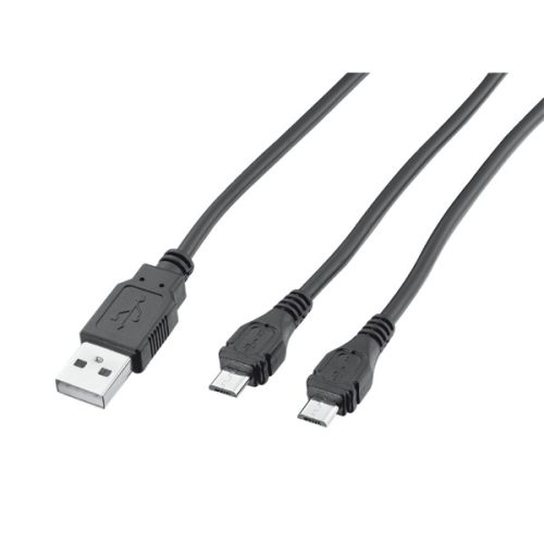 TRUST Kettős, töltő és játékhoz használható kábel 20165 (GXT 222 Duo Charge & Play Cable for PS4)