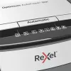 Rexel Optimum AutoFeed+ 50X keresztvágó / konfettivágó iratmegsemmisítő szürke