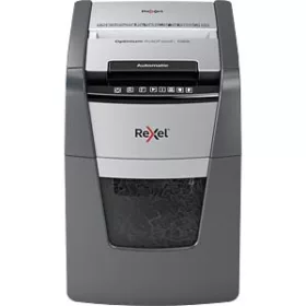   REXEL Iratmegsemmisítő, konfetti, 100 lap, "Optimum AutoFeed+ 100X"