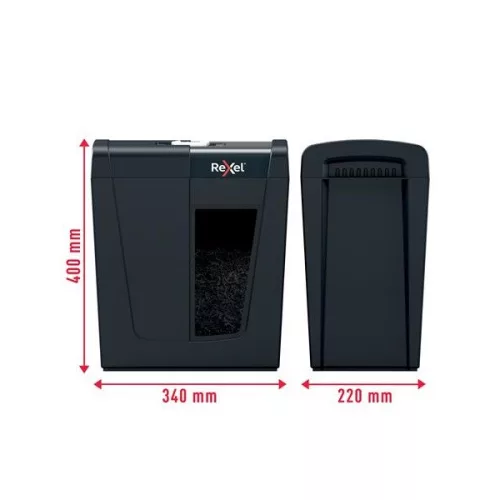 REXEL Iratmegsemmisítő, konfetti, 10 lap, "Secure X10"