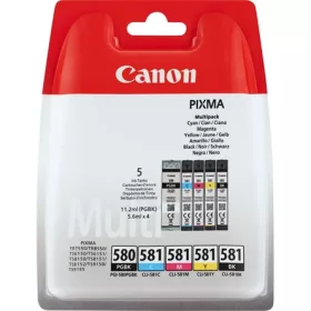   Canon PGI-580/CLI-581 BK/CMYK MULTI PACK BL W/O SECURITY tintapatron 4-color