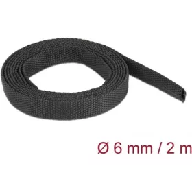   Delock Anyag hőre zsugorodó cső 2 m x 6 mm szugorodási arány 2:1 fekete
