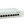 Equip Patch panel - 208014 (12 port, Cat6, árnyékolt, szürke)