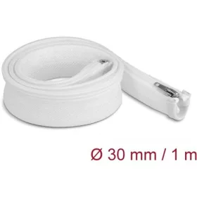   Delock Befont karmantyú zipzáras szorítóval hőállóság egészen 1 m x 30 mm-es fehér