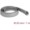 Delock Befont karmantyú zipzáras szorítóval hőállóság egészen 1 m x 20 mm-es szürke