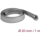 Delock Befont karmantyú zipzáras szorítóval hőállóság egészen 1 m x 20 mm-es szürke