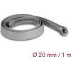 Delock Befont karmantyú zipzáras szorítóval hőállóság egészen 1 m x 20 mm-es szürke