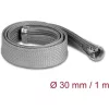 Delock Befont karmantyú zipzáras szorítóval hőállóság egészen 1 m x 30 mm-es szürke