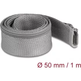   Delock Befont karmantyú zipzáras szorítóval hőállóság egészen 1 m x 50 mm-es szürke