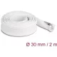 Delock Befont karmantyú zipzáras szorítóval hőállóság egészen 2 m x 30 mm-es fehér